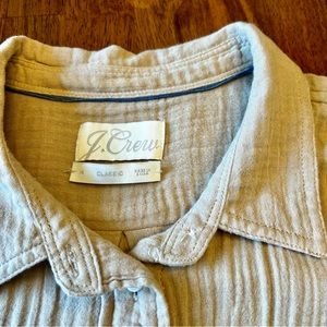 J Crew Garçon classic double-gauze shirt NWOT size 14